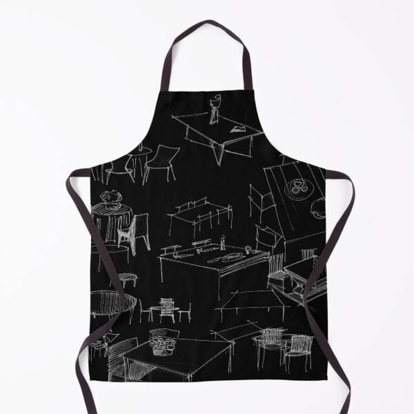 Item preview, black lightroom furniture sketches designed and sold by jorgelebeau.
