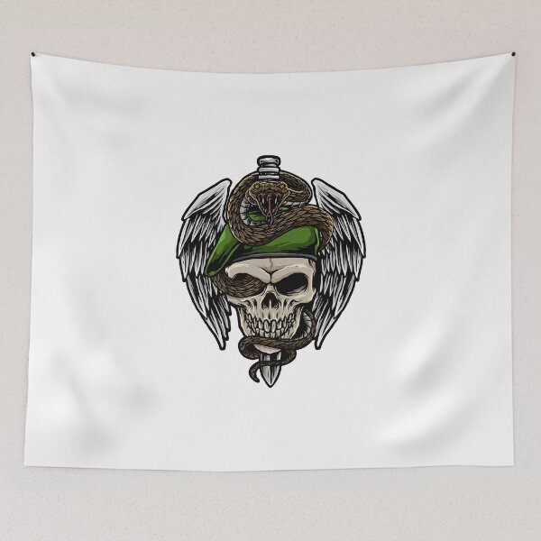 Item preview, Skull Soldier - Snake Angel designed and sold by eDigi-Arts.