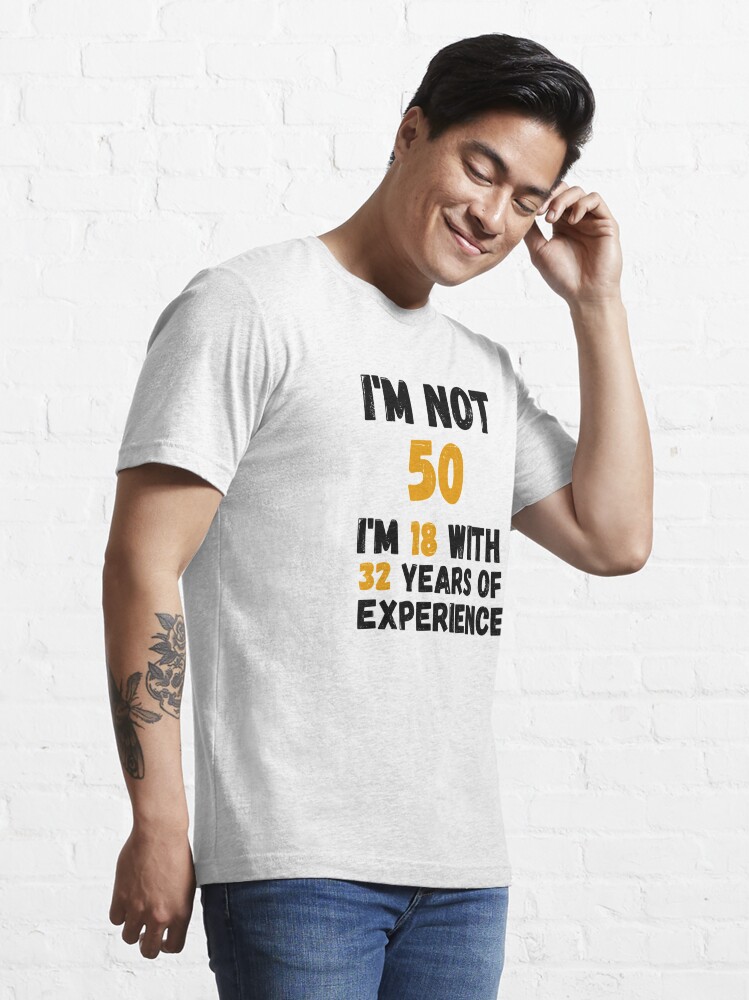 T-shirt Femme Je n'ai pas 60 ans,idée cadeau d'anniversaire 60 ans