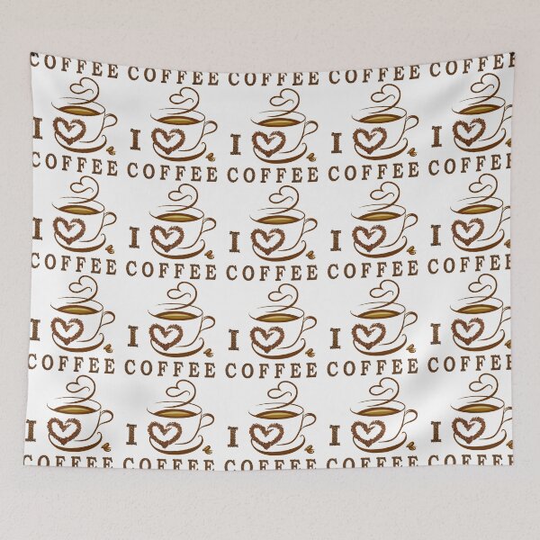 Item preview, I love coffee, time to drink coffee designed and sold by Ross-Sergey.