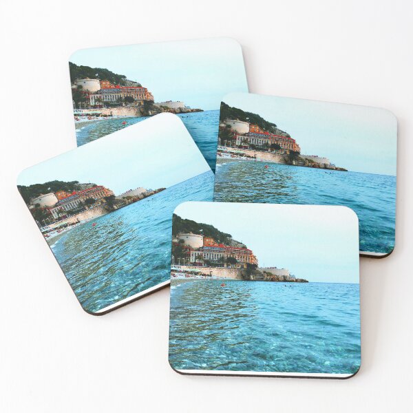 Item preview, Cote d'Azur Beach Blue Green Sea Turqoise Coast Waves designed and sold by impetum.