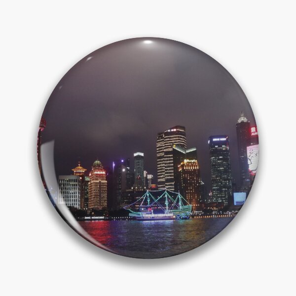Item preview, Shanghai skyline at night designed and sold by Reallife14.