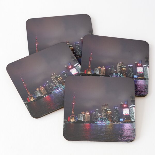 Item preview, Shanghai skyline at night designed and sold by Reallife14.