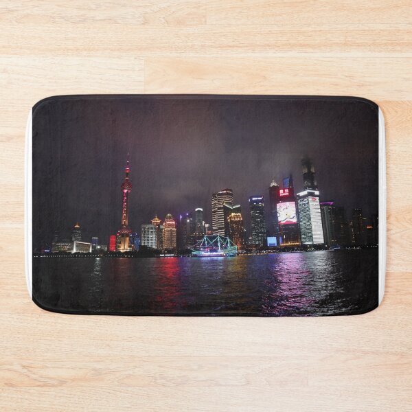 Item preview, Shanghai skyline at night designed and sold by Reallife14.