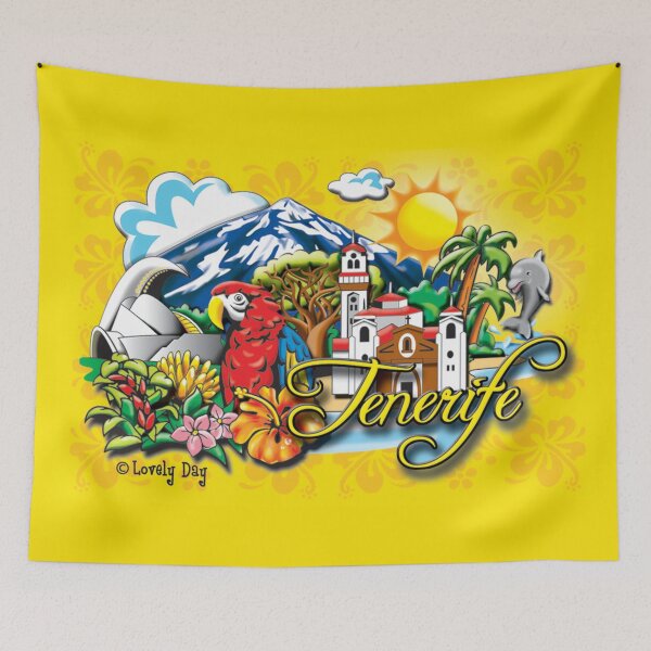 Item preview, Tenerife Tiede Yellow Zest Famous Lovely Day Design  designed and sold by Lovely Day.
