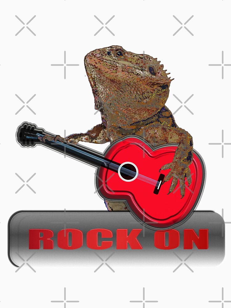 Bearded Dragon Plays Guitar by snibbo71