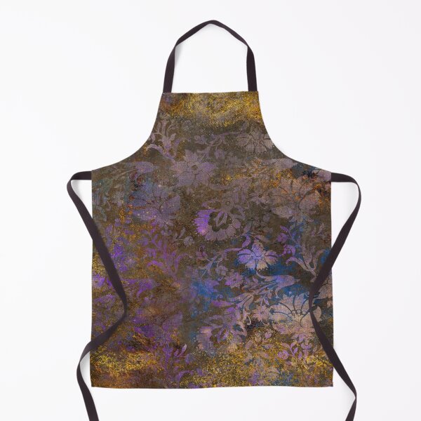 Item preview, Abstract Golden Flowers, watercolor Geometry, Graphic Pattern designed and sold by redodaha.