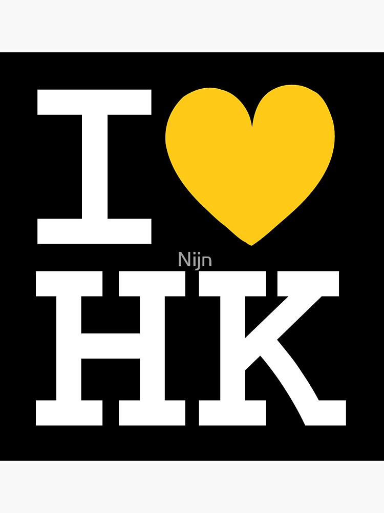 I LOVE HK' Bandana | Spreadshirt