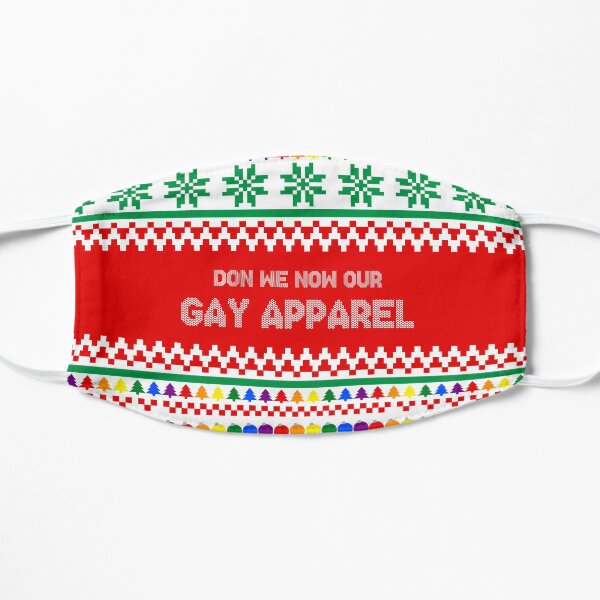 Gay Christmas Sweater Mask