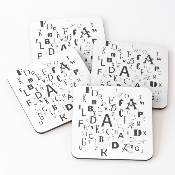 Item preview, Latin letters designed and sold by Nata-V.