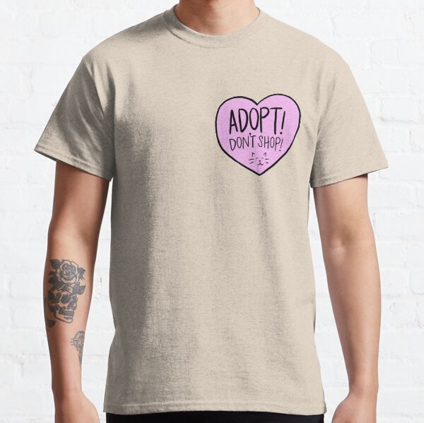 Copy of Adopt Don't Shop Heart - Cats Classic T-Shirt