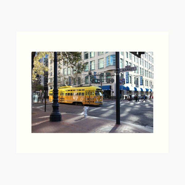 Aperçu de l'œuvre San Francisco Vintage Streetcar sur Market Street 5D19798 créée et vendue par wingsdomain.