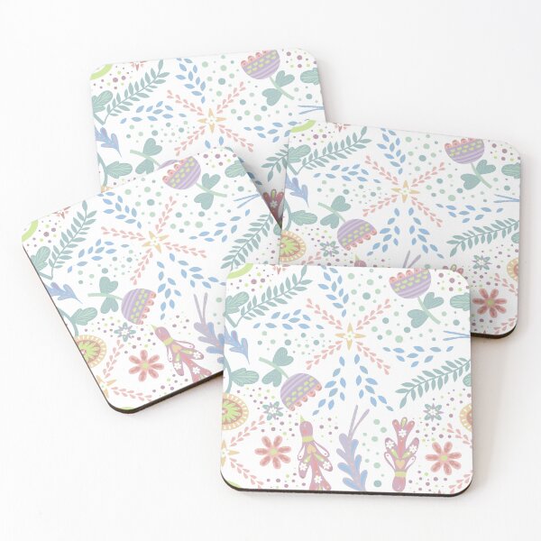 Item preview, Sweet Pastel Folklore Pattern designed and sold by RecklessRosey.