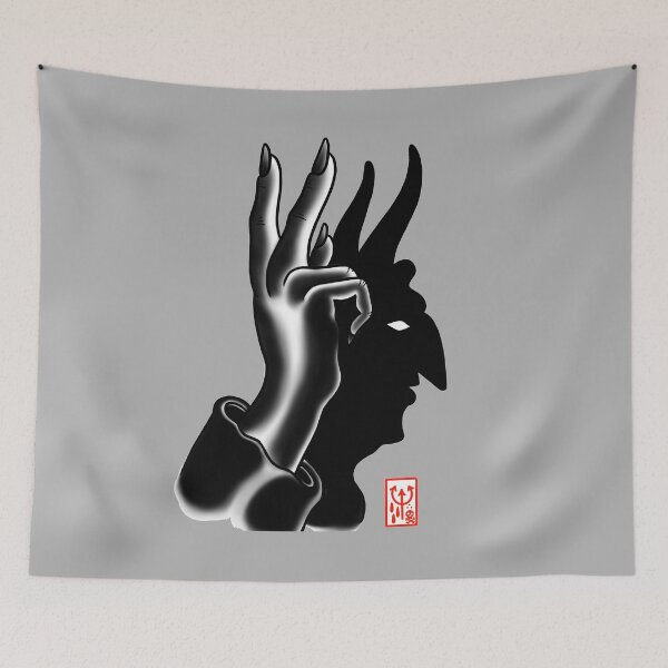 Item preview, Satan in the shadows designed and sold by Aloha-Life-808.