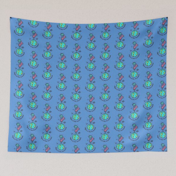 Item preview, Flight of the Astrobird- Funny Space Bird Design (blue) designed and sold by Davey's Designs.