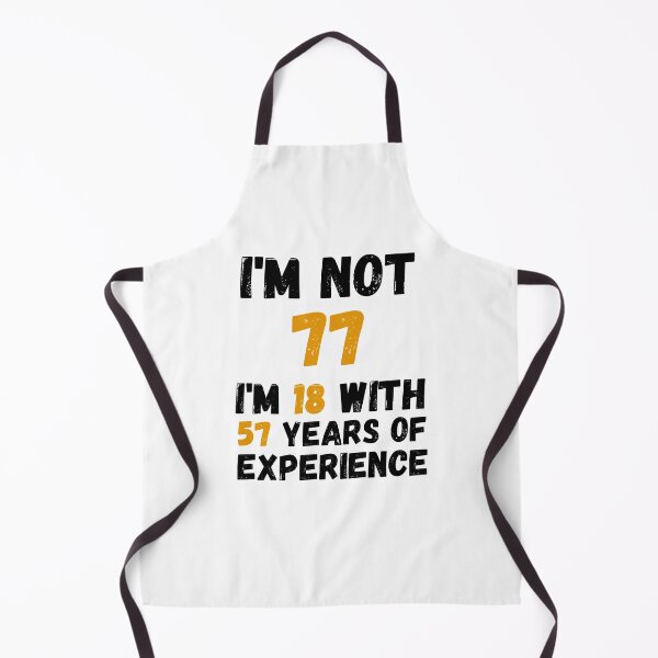 Item preview, I'm not 75 i'm 18 with 57 years of experience,75th Birthday Gift Funny Man Woman 70 Years Party designed and sold by designedguide.