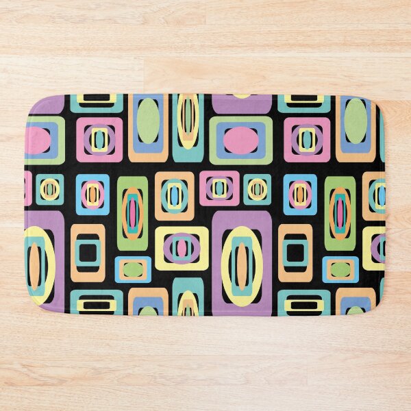 Item preview, Abstract geometric squares in black designed and sold by susanvarleyart.