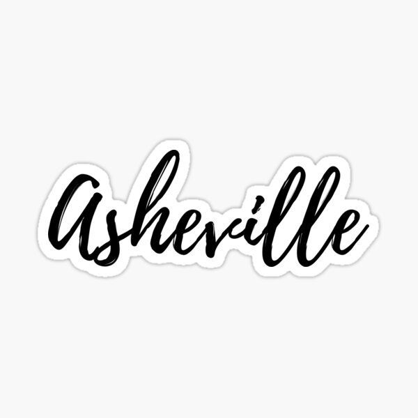 asheville-north-carolina-cursive-sticker-for-sale-by-nyxco-redbubble