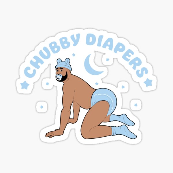 Annonce de couche potelée Sticker