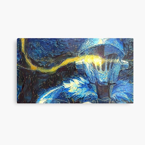 Goblin Slayer Starry Night Metal Print