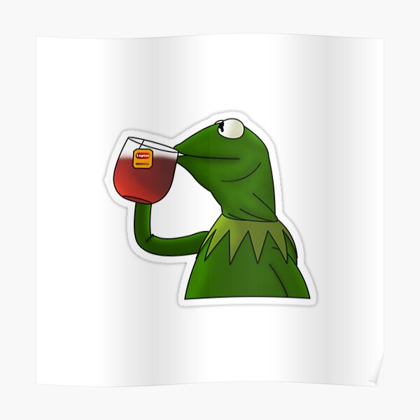 Kermit Aber Das Geht Mich Nichts An Poster Von Nikkimouse82 Redbubble