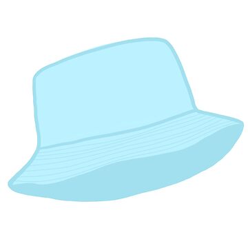 Artwork thumbnail, Blue  Bucket hat by tsong123