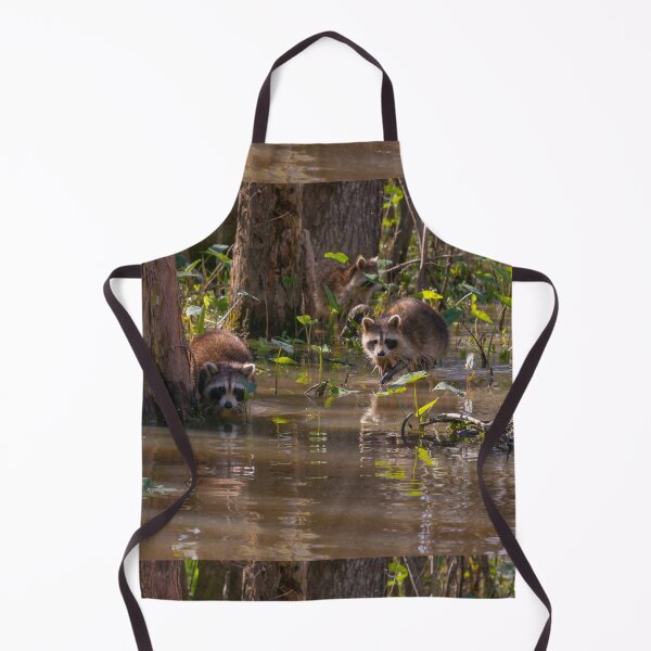 Item preview, Raccoons on the Louisiana Bayou designed and sold by SafariByMarisa.