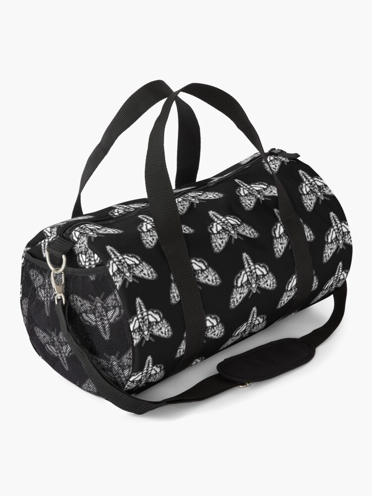 Alternate view of Death's Head Moth Duffle Bag