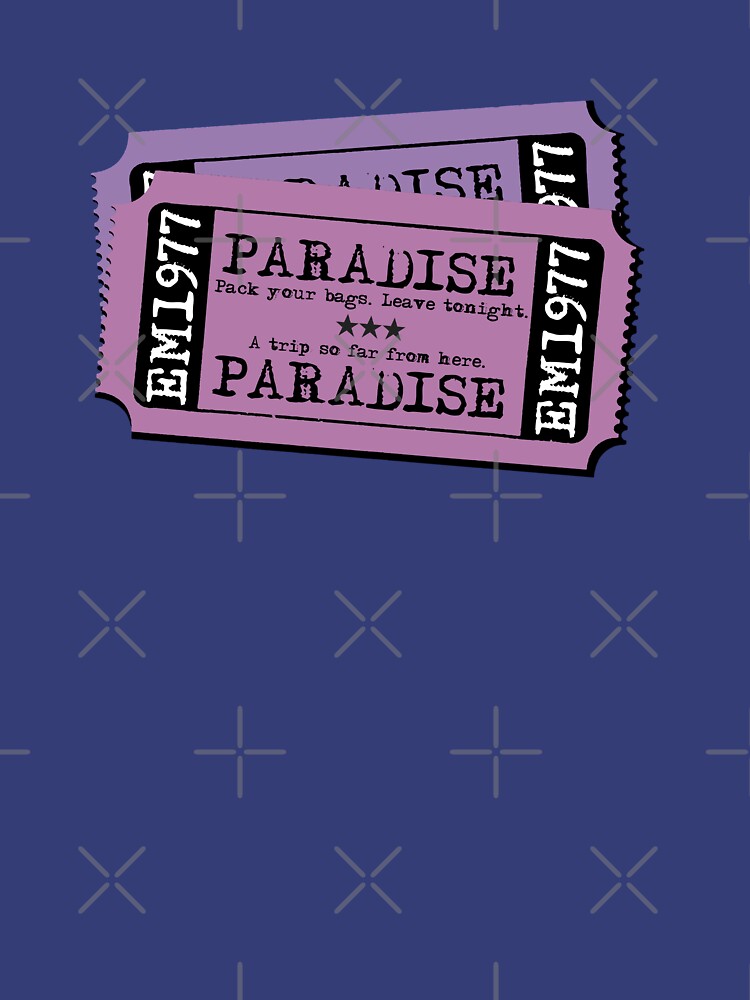 Two Tickets to Paradise Poster for Sale by WhatOdds
