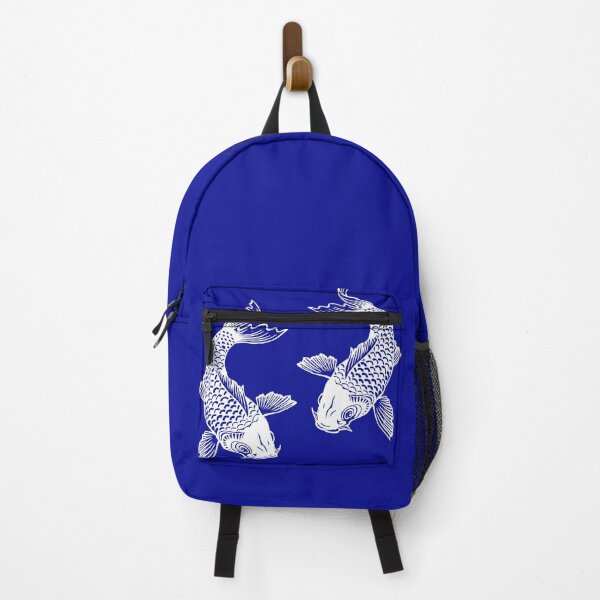 Item preview, Japanese Koi Fish Carp Illustration Blue designed and sold by yisela.