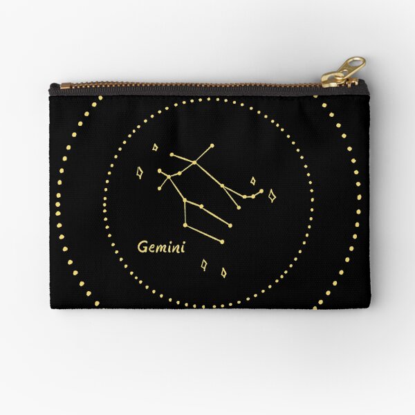 Gemini Constellation Zipper Pouch