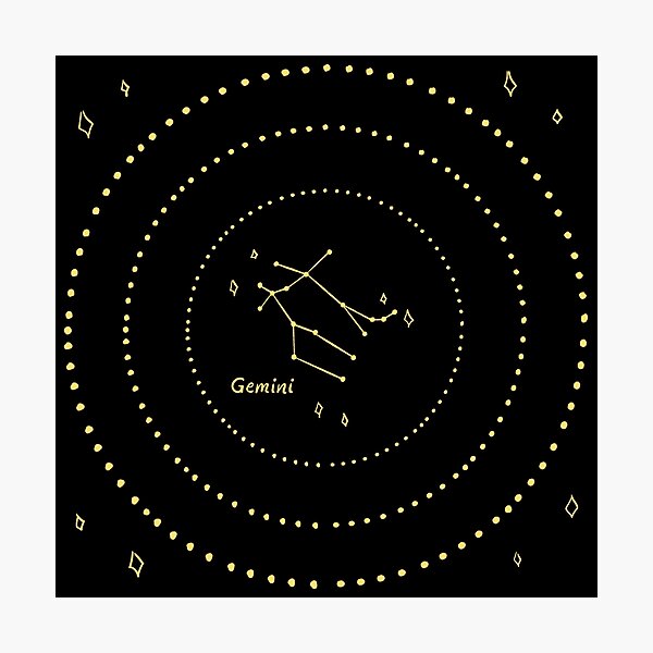 Gemini Constellation Photographic Print