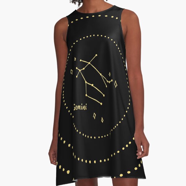Gemini Constellation A-Line Dress