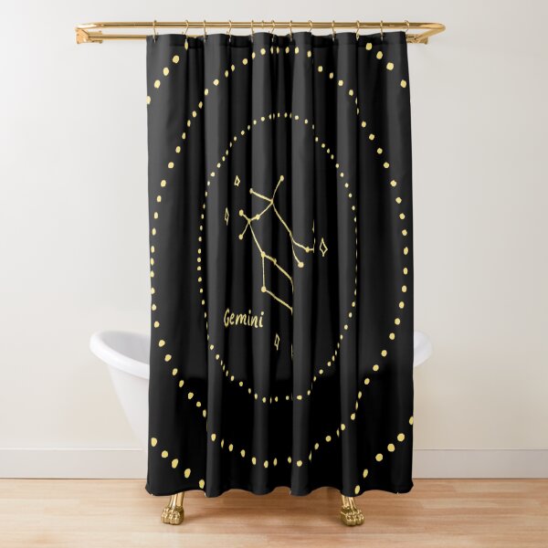 Gemini Constellation Shower Curtain
