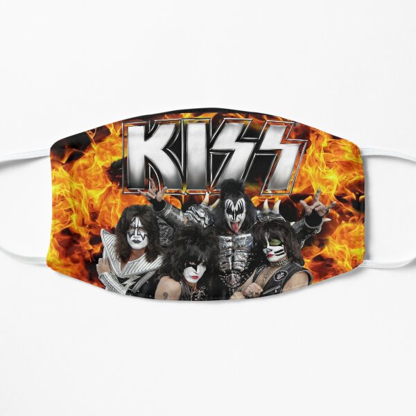 KISS with Logo and band Flat Mask