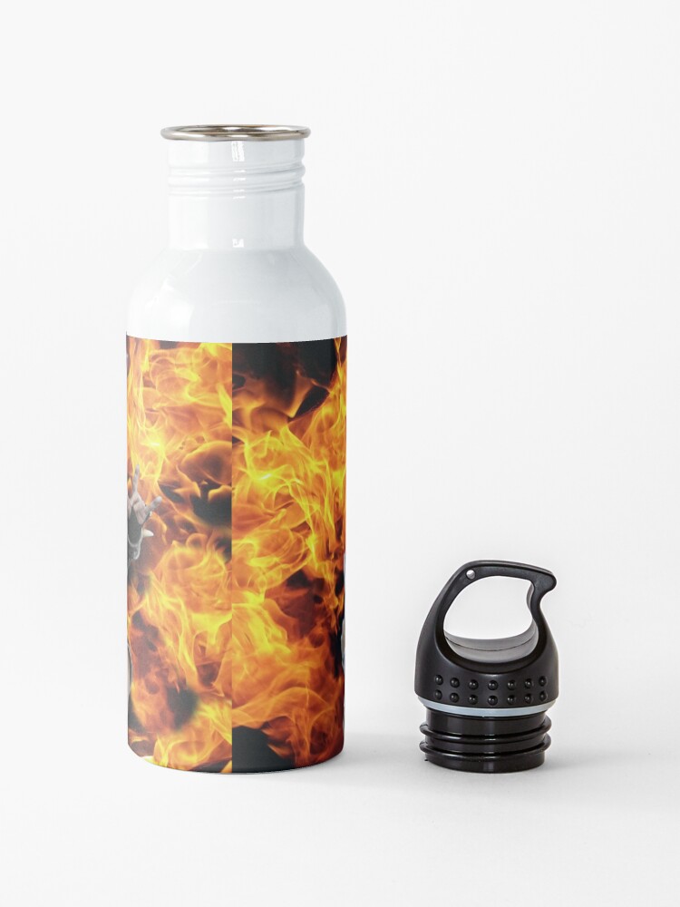 Alternate view of KISS with Logo and band Water Bottle