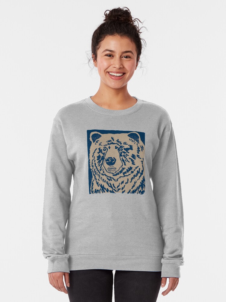 Alternate view of Blue Bear Pullover Sweatshirt