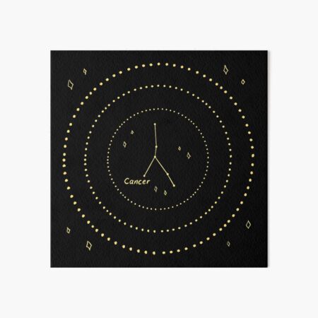Cancer Constellation Art Board Print