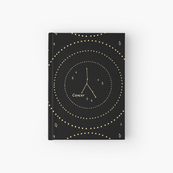 Cancer Constellation Hardcover Journal