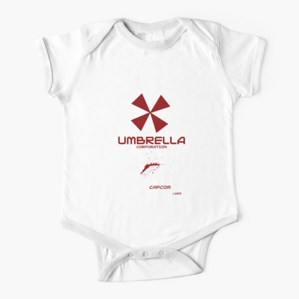 Cloud City 7 Resident Evil Umbrella Corporation Logo Baby Grow Short Sleeve 