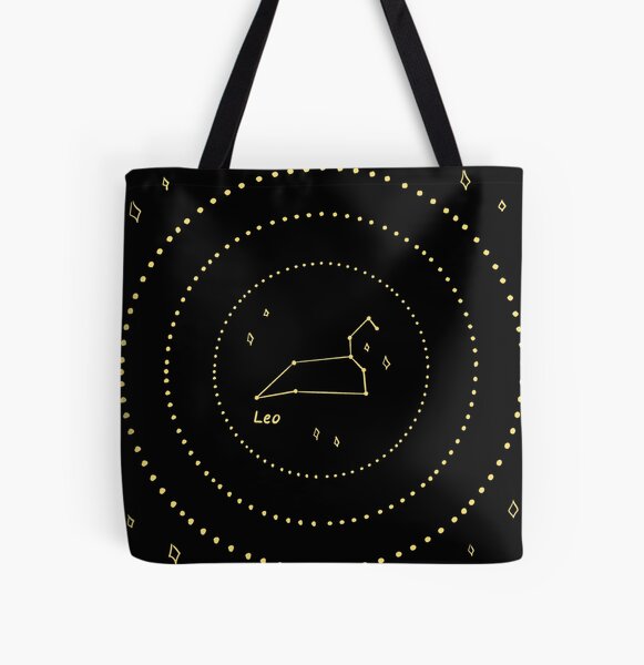 Leo Constellation All Over Print Tote Bag