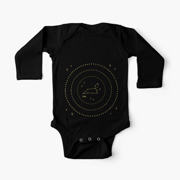 Leo Constellation Long Sleeve Baby One-Piece