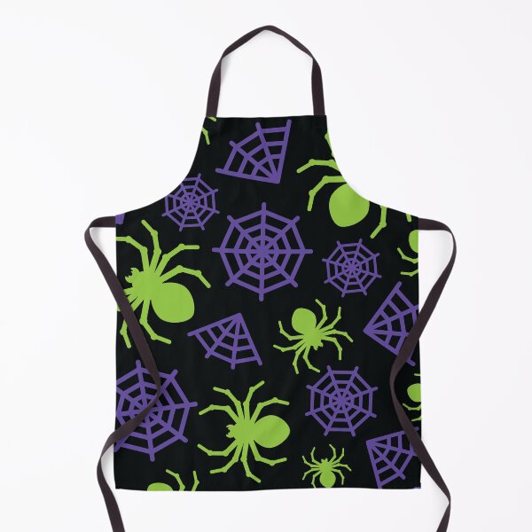 Item preview, Halloween Spider and Spider Web Pattern (Green and Purple) designed and sold by randrgiftshop.