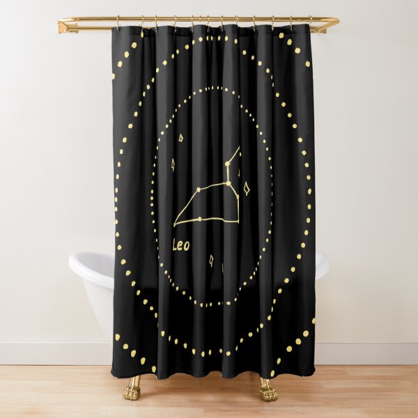 Leo Constellation Shower Curtain
