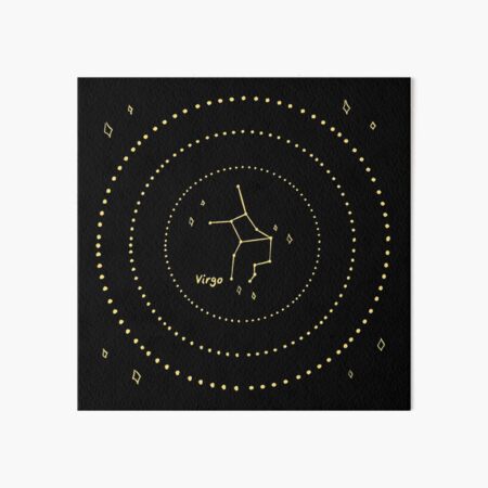 Virgo Constellation Art Board Print
