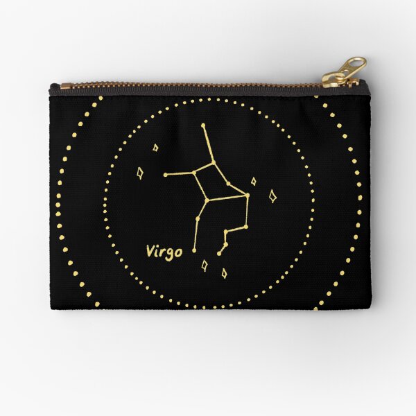 Virgo Constellation Zipper Pouch