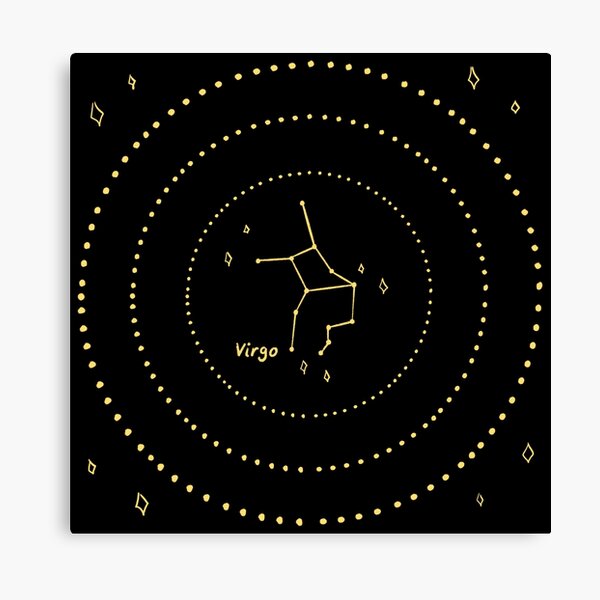 Virgo Constellation Canvas Print