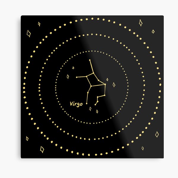 Virgo Constellation Metal Print