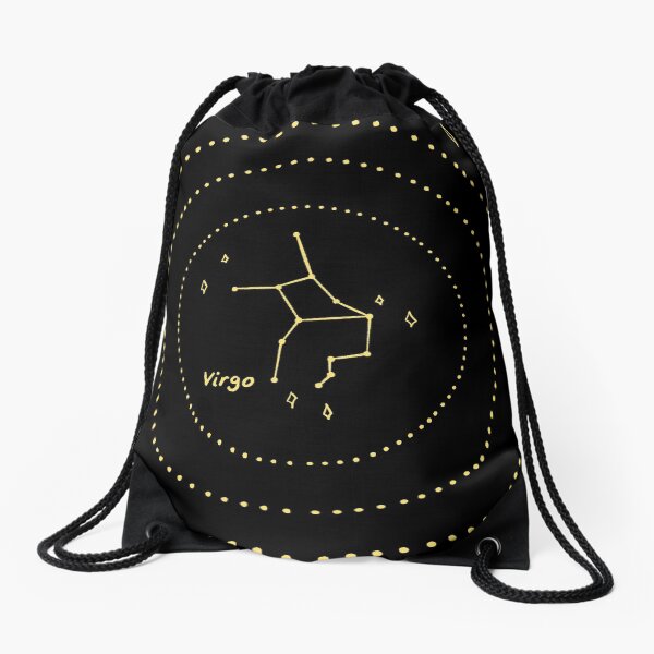 Virgo Constellation Drawstring Bag
