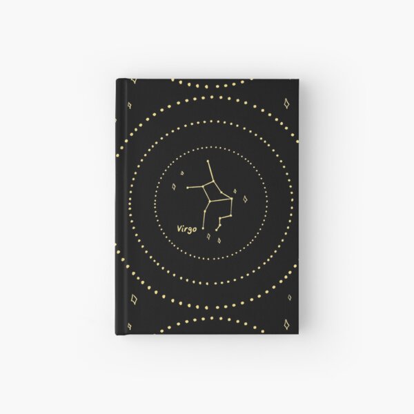 Virgo Constellation Hardcover Journal